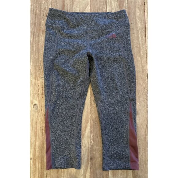 The North Face FlashDry Cropped Leggings Womens Small Heather Gray - Picture 1 of 4